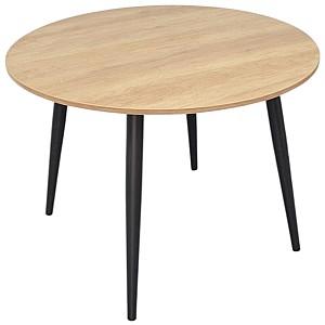 Set de masa si scaune Evelin DT 402-2 B + 4 scaune YTC-090 B / UF885-15 Dark Grey