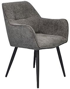 Set de masa si scaune Evelin DT 402-3 B + 4 scaune YTC-090 B / UF885-15 Dark Grey