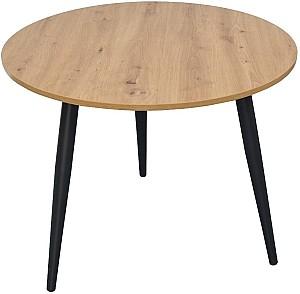 Set de masa si scaune Evelin DT 404-2 B + 3 scaune YTC-055 B / UF885-15 Dark Grey