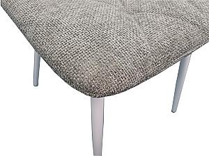 Set de masa si scaune Evelin DT 431-1R Wh + 4 scaune YTC-080 Wh / UF885-14 Grey