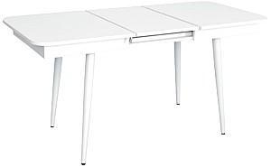 Set de masa si scaune Evelin DT 432-1R Wh + 4 scaune YTC-055 Wh / UF885-03 Light Beige