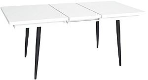 Set de masa si scaune Evelin DT 433-3 B + 6 scaune YTC-080 B / BJORN-16 Dark Grey