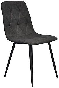 Set de masa si scaune Evelin DT 433-3 B + 6 scaune YTC-080 B / BJORN-16 Dark Grey