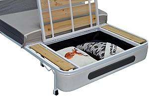 Canapea Evelin Sofa 120 Alb / Gri