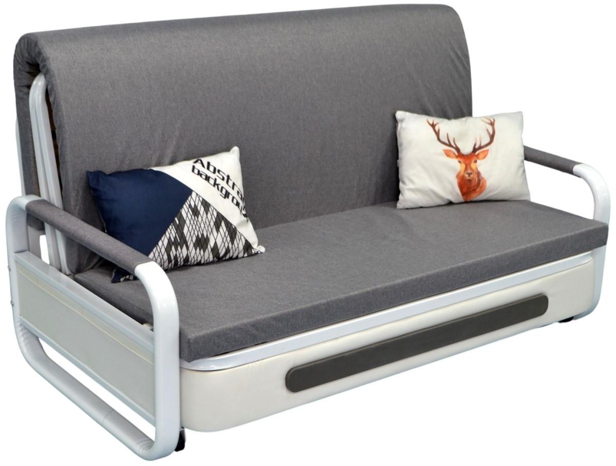 Canapea Evelin Sofa 150 Alb / Gri