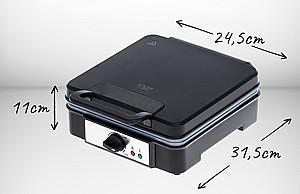 Aparat de facut vafe Adler AD 3049 (Black)