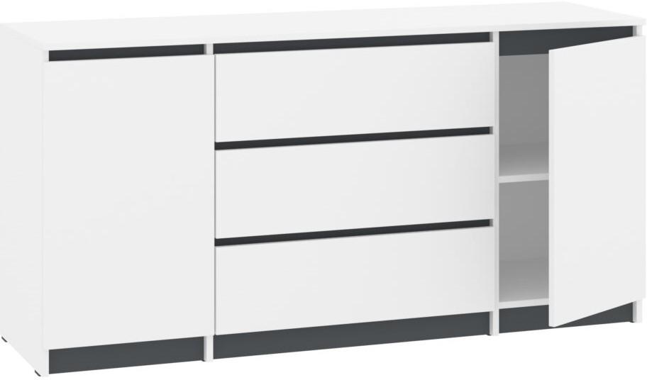 Comoda Pehotin NS-3+2 - alb + antracit (merk),(1) (78797-231)