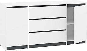 Comoda Pehotin NS-3+2 - alb + antracit (merk),(1) (78797-231)
