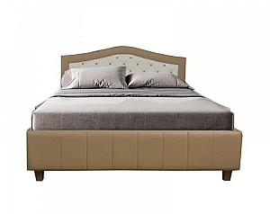 Pat Alcantara Diamond 140x200 Leather Cappuccino/White