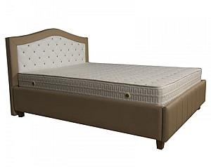 Pat Alcantara Diamond 140x200 Leather Cappuccino/White