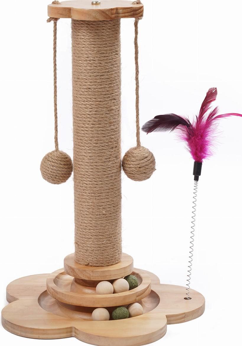 Ansamblu pentru pisici Jumi MDF 45x30x30 cm Sonoma