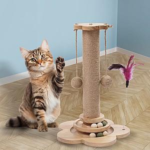 Ansamblu pentru pisici Jumi MDF 45x30x30 cm Sonoma