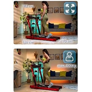 Banda de alergat Thunder Race Red