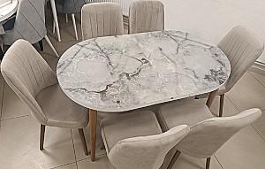 Set de masa si scaune Kelebek ES-1011 (6 scaune)