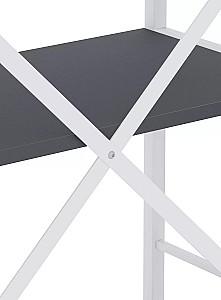 Etajera Nex Loft Alb/Antracit (Gri) 4 rafturi