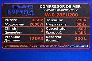 Compresor de aer Borey W-0.28EU (200) Blue