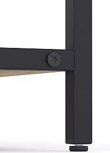 Etajera Nex Loft Antracit (Gri)/Stejar Artisan (Maro) 6 rafturi