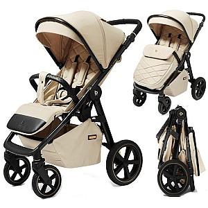 Carucior de plimbare 4BABY XPLODE CHROME SAND BEIGE