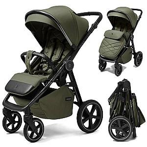 Carucior de plimbare 4BABY XPLODE CHROME MISTY OLIVE