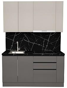 Set mobila bucatarie ArtFlame Gola 1.6 m Cream(Bej)/Stone Grey(Gri)