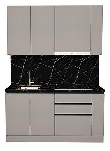 Set mobila bucatarie ArtFlame Gola 1.6 m New Grey(Bej)