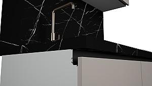 Set mobila bucatarie ArtFlame Gola 1.2 m New Grey(Bej)