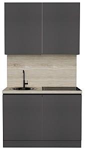 Set mobila bucatarie ArtFlame Gola 1.2 m Storm Grey(Gri)