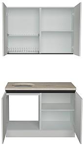 Set mobila bucatarie ArtFlame Gola 1.2 m White(Alb)