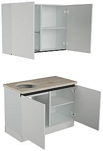 Set mobila bucatarie ArtFlame Gola 1.2 m White(Alb)