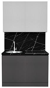 Set mobila bucatarie ArtFlame Gola 1.2 m White(Alb)/Storm Grey(Gri)