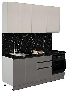 Set mobila bucatarie ArtFlame Gola 2 m Cream(Bej)/Stone Grey(Gri)