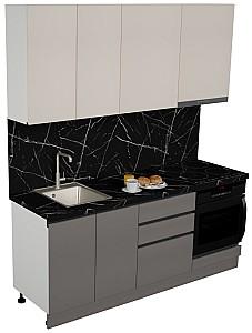 Set mobila bucatarie ArtFlame Gola 2 m Cream(Bej)/Stone Grey(Gri)