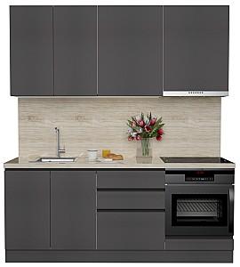 Set mobila bucatarie ArtFlame Gola 2 m Storm Grey(Gri)