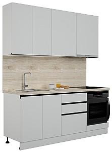 Set mobila bucatarie ArtFlame Gola 2 m White(Alb)