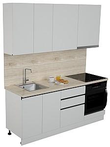 Set mobila bucatarie ArtFlame Gola 2 m White(Alb)