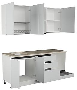 Set mobila bucatarie ArtFlame Gola 2 m White(Alb)