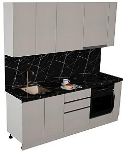 Set mobila bucatarie ArtFlame Gola 2.2 m New Grey(Bej)