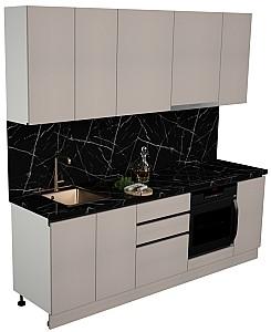 Set mobila bucatarie ArtFlame Gola 2.4 m New Grey(Bej)