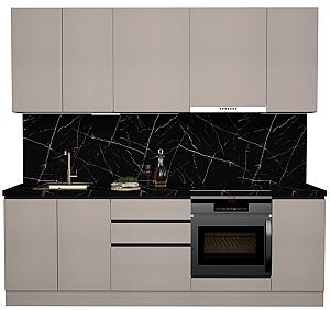 Set mobila bucatarie ArtFlame Gola 2.4 m New Grey(Bej)