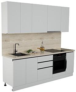 Set mobila bucatarie ArtFlame Gola 2.4 m White(Alb)