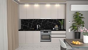 Set mobila bucatarie ArtFlame Gola 2.6 m New Grey(Bej)