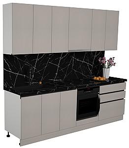 Set mobila bucatarie ArtFlame Gola 2.6 m New Grey(Bej)