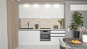 Set mobila bucatarie ArtFlame Gola 2.6 m White(Alb)