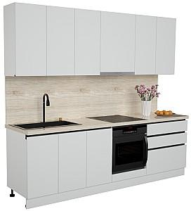 Set mobila bucatarie ArtFlame Gola 2.6 m White(Alb)