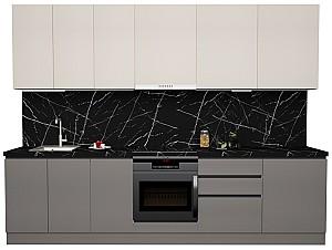 Set mobila bucatarie ArtFlame Gola 3 m Cream(Bej)/Stone Grey(Gri)