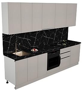 Set mobila bucatarie ArtFlame Gola 3 m New Grey(Bej)