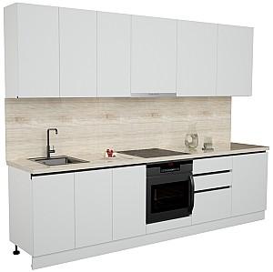 Set mobila bucatarie ArtFlame Gola 3 m White(Alb)