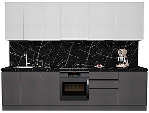 Set mobila bucatarie ArtFlame Gola 3 m White(Alb)/Storm Grey(Gri)