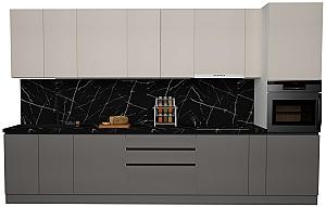 Set mobila bucatarie ArtFlame Gola 3.6 m Cream(Bej)/Stone Grey(Gri)