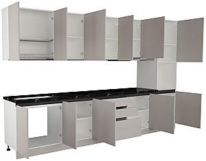 Set mobila bucatarie ArtFlame Gola 3.6 m New Grey(Bej)